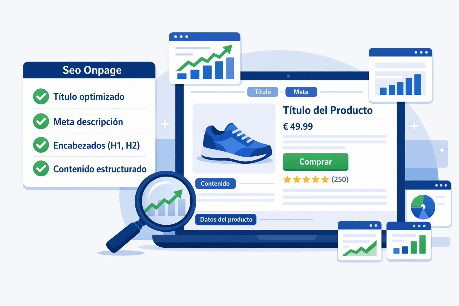 SEO On Page en ecommerce: página de producto optimizada SEO On Page en ecommerce con página de producto optimizada